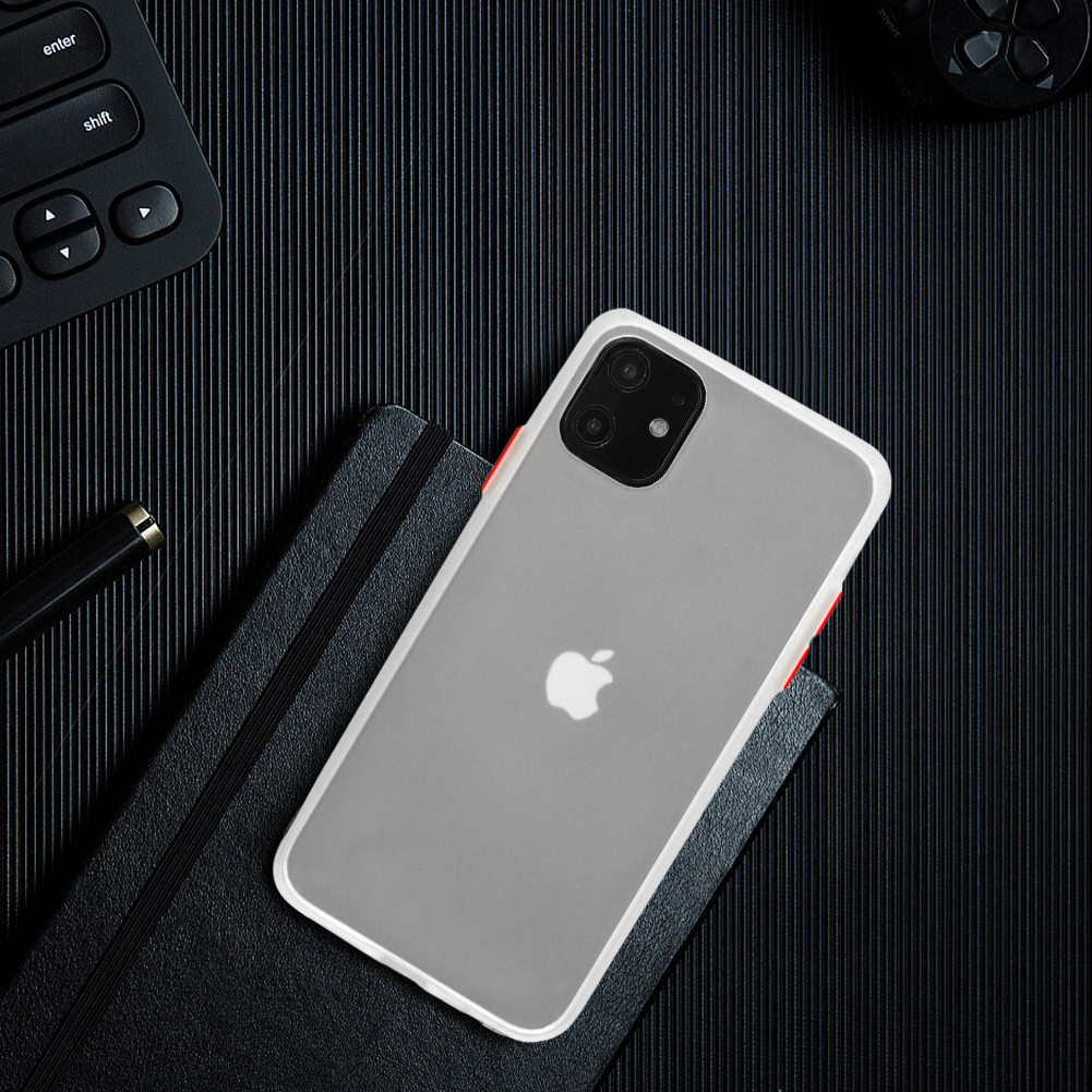 Huawei P40 Pro Vennus color button hátlap tok (Átlátszó)
