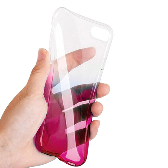 Huawei Y6 2018 ombre hátlap tok (Pink)