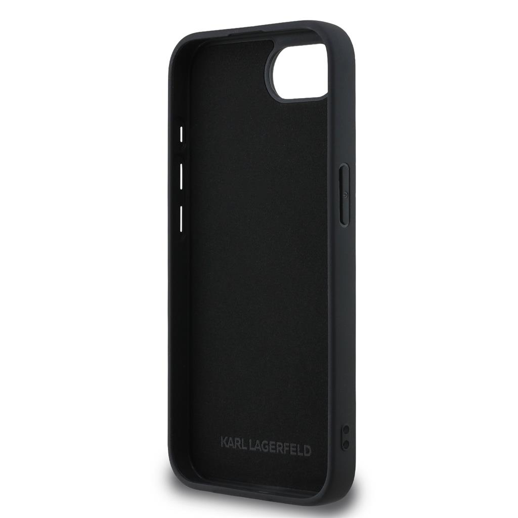 Apple iPhone SE 2022 Karl Lagerfeld 3D Karl & Choupette tok (Fekete) – KLHCPSE43DRKCNK