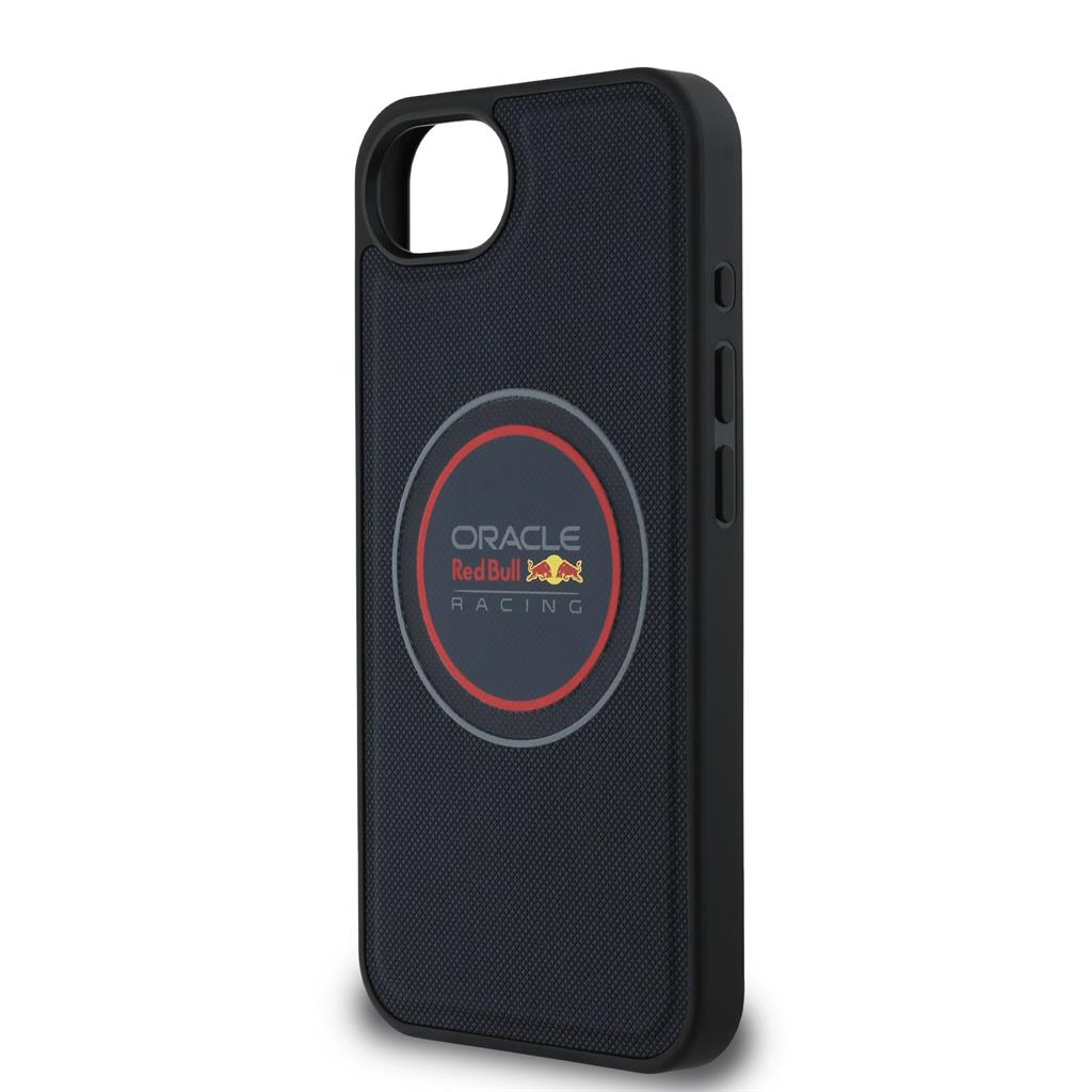 Apple iPhone 16e Red Bull PU Leather Red Ring MagSafe tok (Tengerészkék) – RBHMPSE424PUMEVR