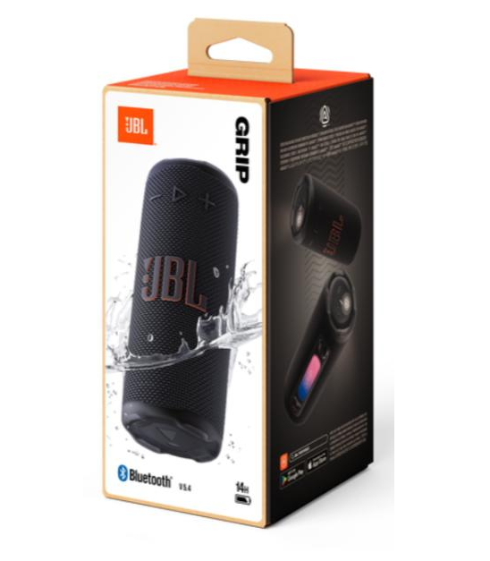 JBL Grip hordozható Bluetooth hangszóró (Fekete)