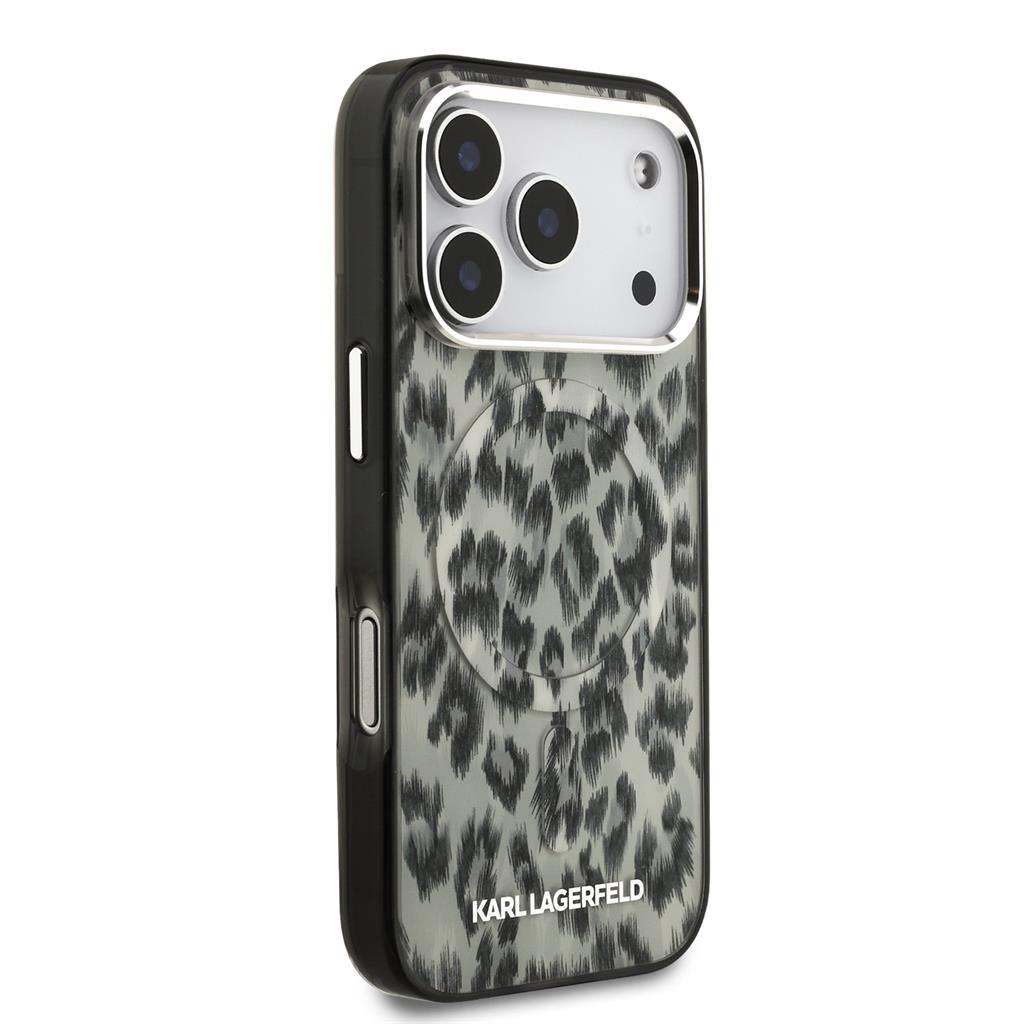 Karl Lagerfeld IML Leopard MagSafe tok iPhone 17 Pro (Barna) - KLHMP17LHDLEOICW