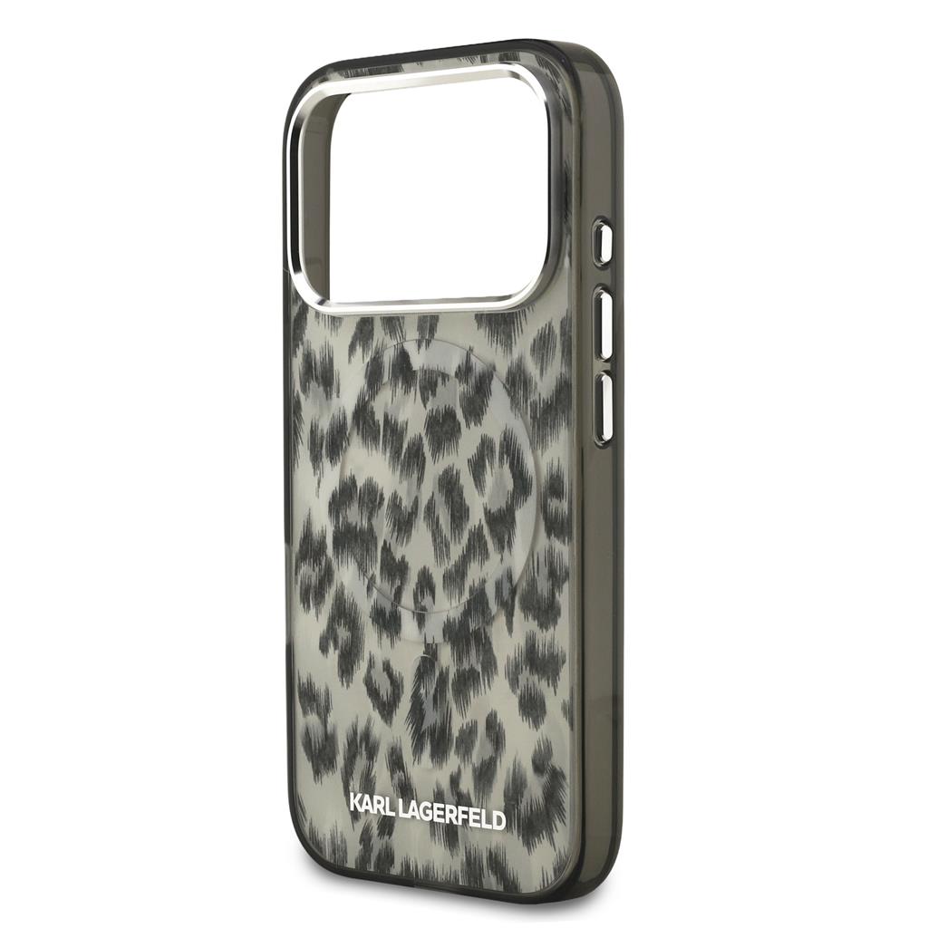 Karl Lagerfeld IML Leopard MagSafe tok iPhone 17 Pro (Barna) - KLHMP17LHDLEOICW