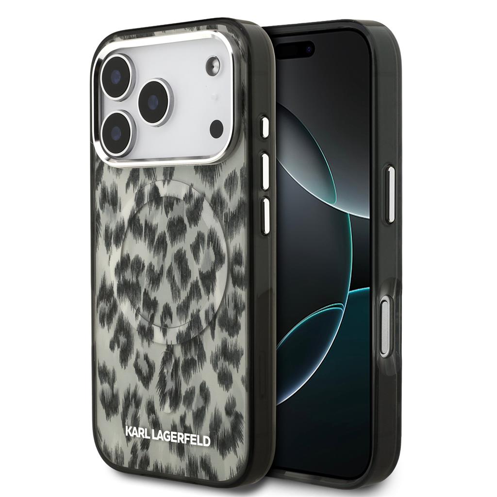 Karl Lagerfeld IML Leopard MagSafe tok iPhone 17 Pro (Barna) - KLHMP17LHDLEOICW