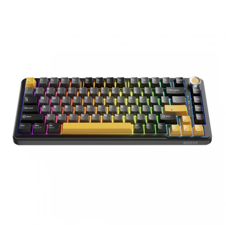 Marvo Titan 75 vezeték nélküli gaming billentyűzet (Fekete)