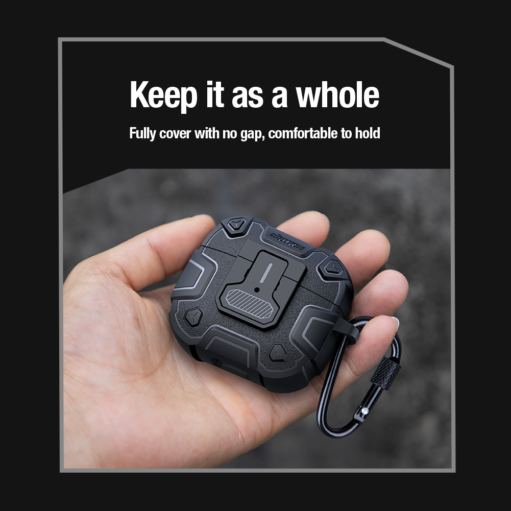 Nillkin Bounce PRO tok AirPods 3 (Fekete)