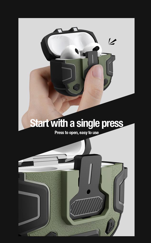 Nillkin Bounce PRO tok AirPods 3 (Fekete)