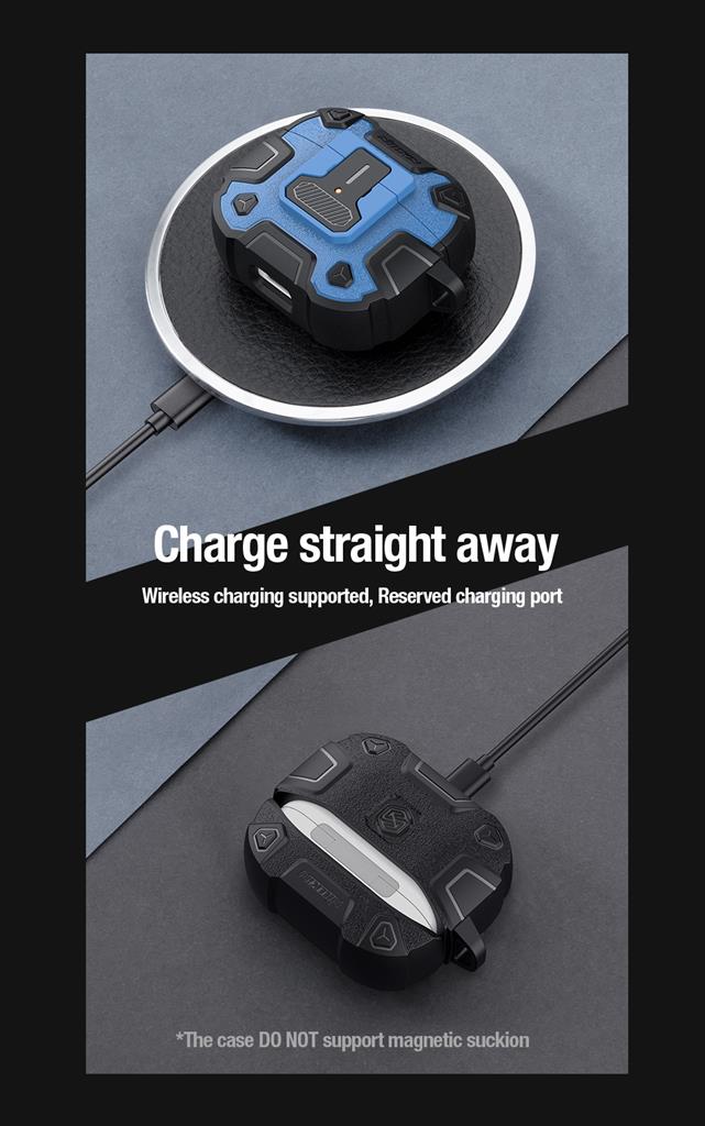 Nillkin Bounce PRO tok AirPods 3 (Fekete)