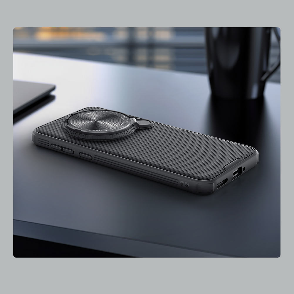 Honor Magic 7 Pro Nillkin Camshield Prop MagSafe hátlap tok (Fekete)