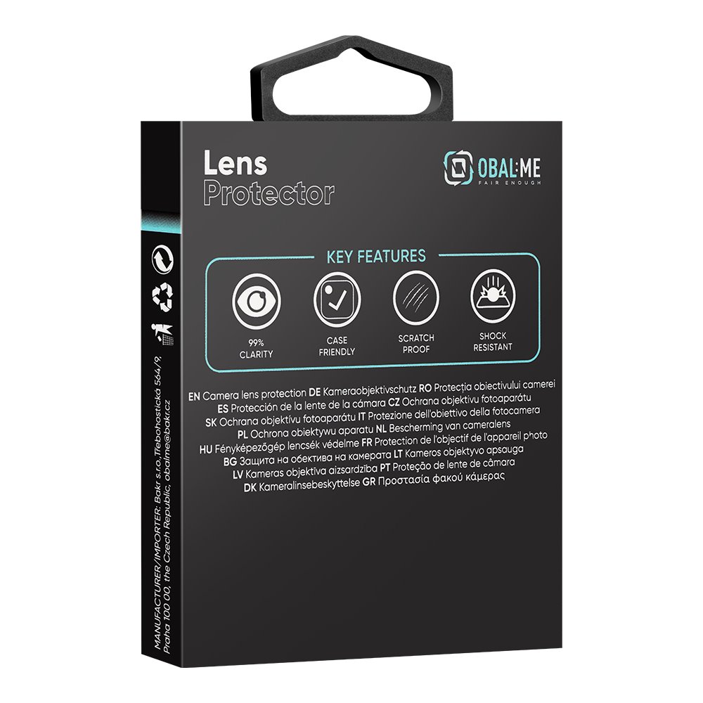 OBAL:ME kamera lencsevédő Apple iPhone 17 Pro / 17 Pro Max (Ezüst)