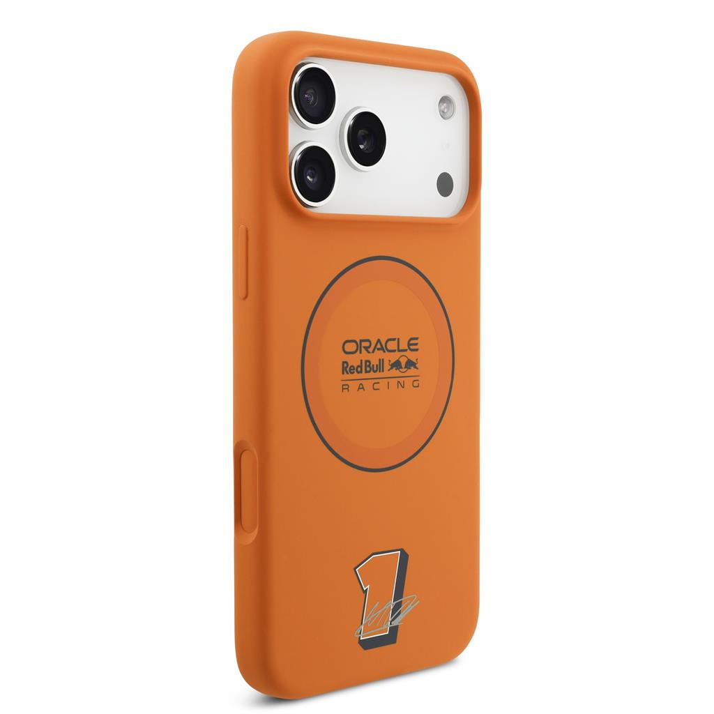 Red Bull Silicone Blue Ring MagSafe tok iPhone 17 Pro Max (Narancs)