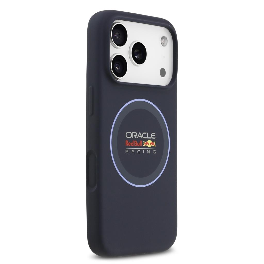 Red Bull Silicone Blue Ring MagSafe tok iPhone 17 Pro (Sötétkék)
