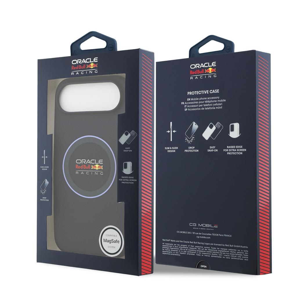 Red Bull Silicone Blue Ring MagSafe tok iPhone Air (Sötétkék)