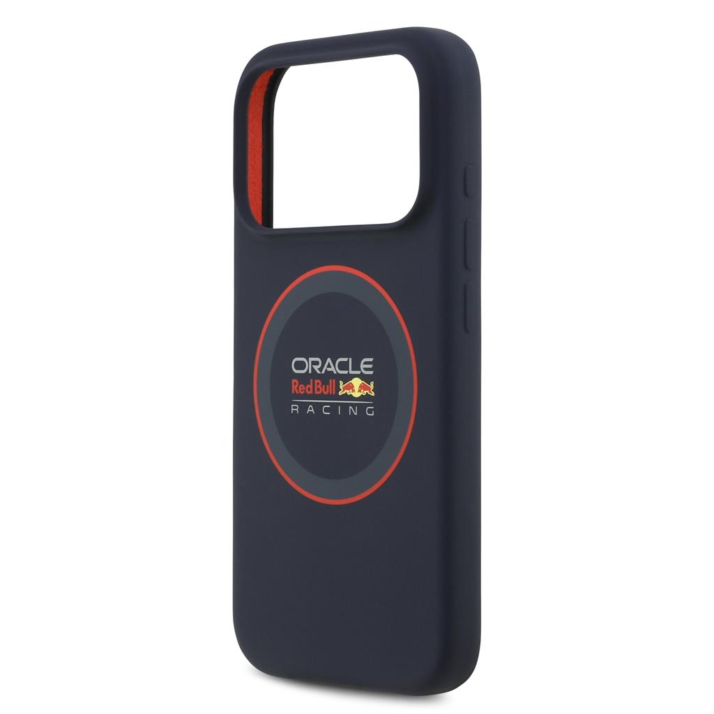 Red Bull Silicone Red Ring MagSafe tok iPhone 17 Pro (Sötétkék)
