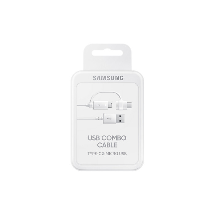 Samsung DG930DW 2in1 kábel (microUSB + type-C), 1.5m, Fehér 1