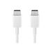 Samsung EP-DX310 USB-C PD kábel (Fehér) - 3A 60W 1,8 m ECO csomagolás