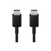 Samsung EP-DX310 USB-C PD kábel (Fekete) - 3A 60W 1,8 m ECO csomagolás