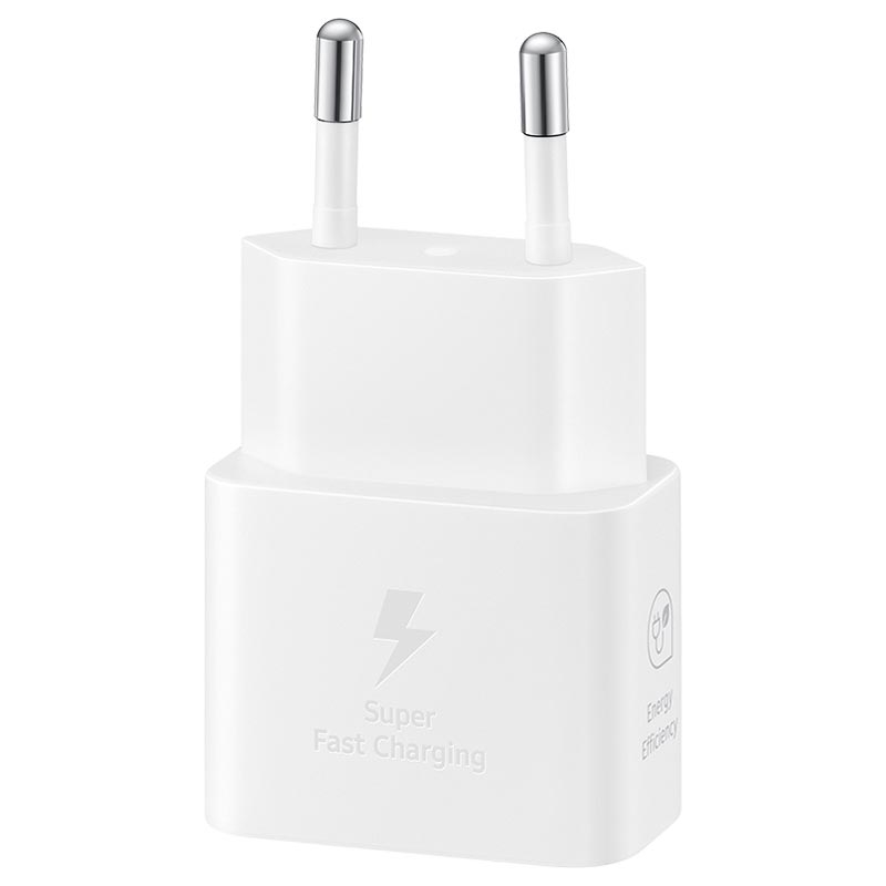 Samsung EP-T2510XBE hálózati USB-C gyorstöltő type-C kábellel (Fehér)