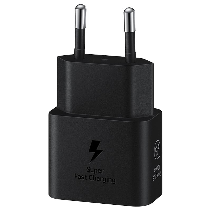 Samsung EP-T2510XBE hálózati USB-C gyorstöltő type-C kábellel (Fekete)