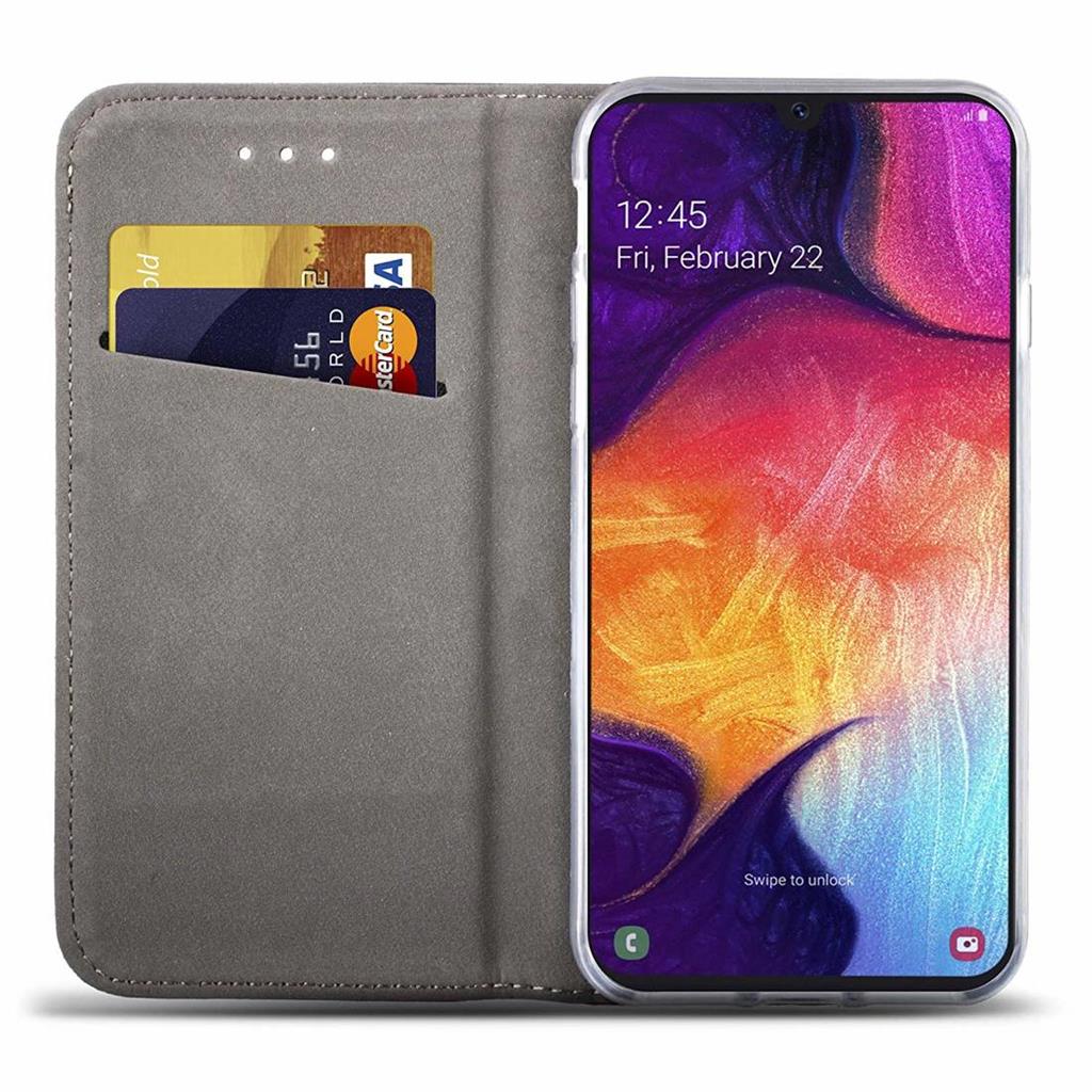 Samsung Galaxy A03s smart magnet mágneses notesz tok, (Piros) 3