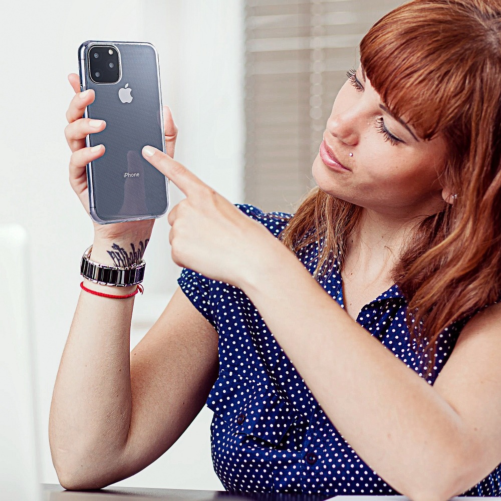 Samsung Galaxy A03s ultra slim 0.5mm tpu hátlap tok, (Átlátszó) 3