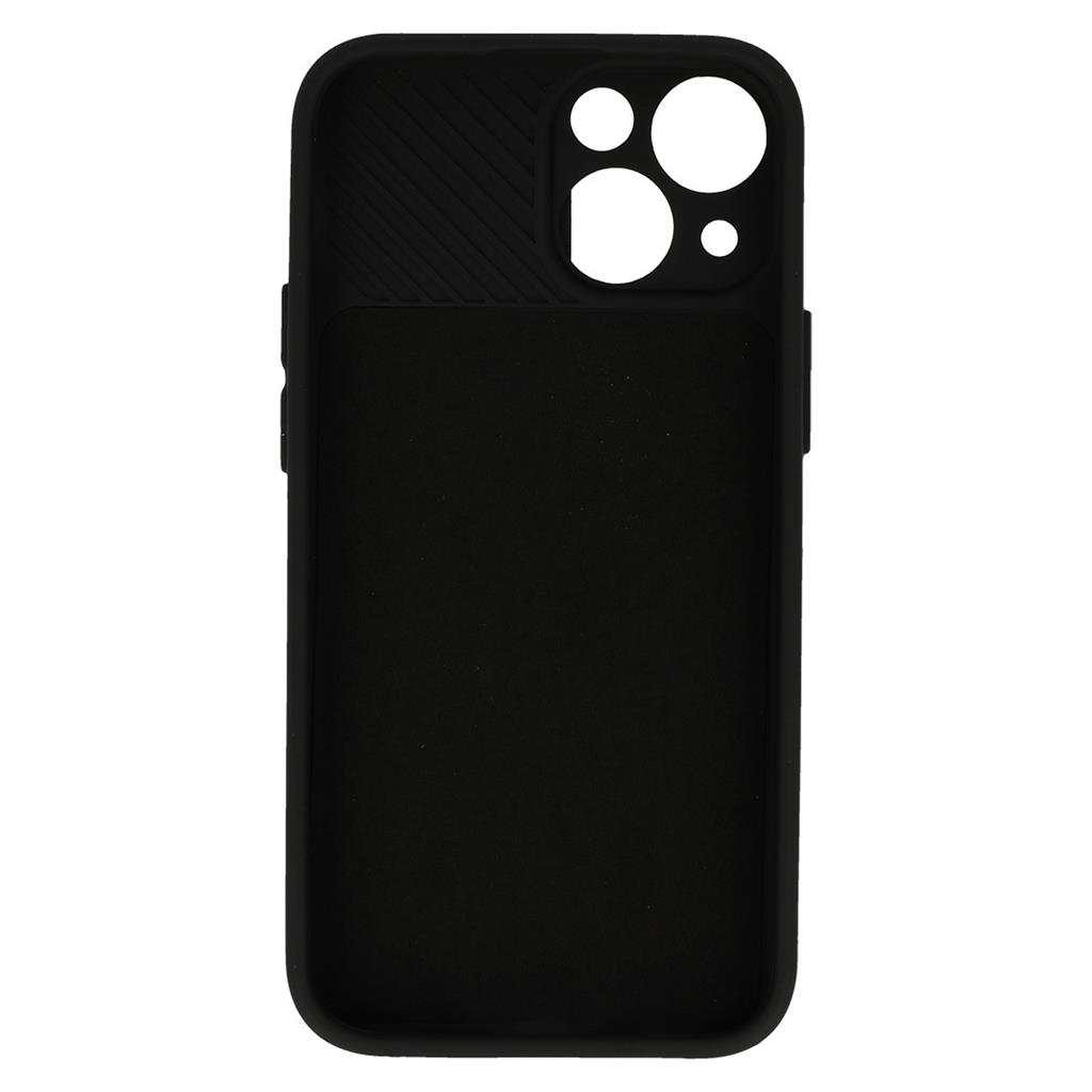 Samsung Galaxy A05S Camshield szilikon hátlap tok (Fekete)