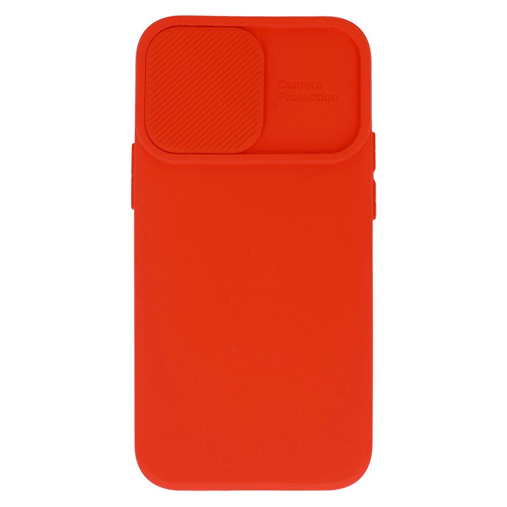 Samsung Galaxy A05S Camshield szilikon hátlap tok (Piros)