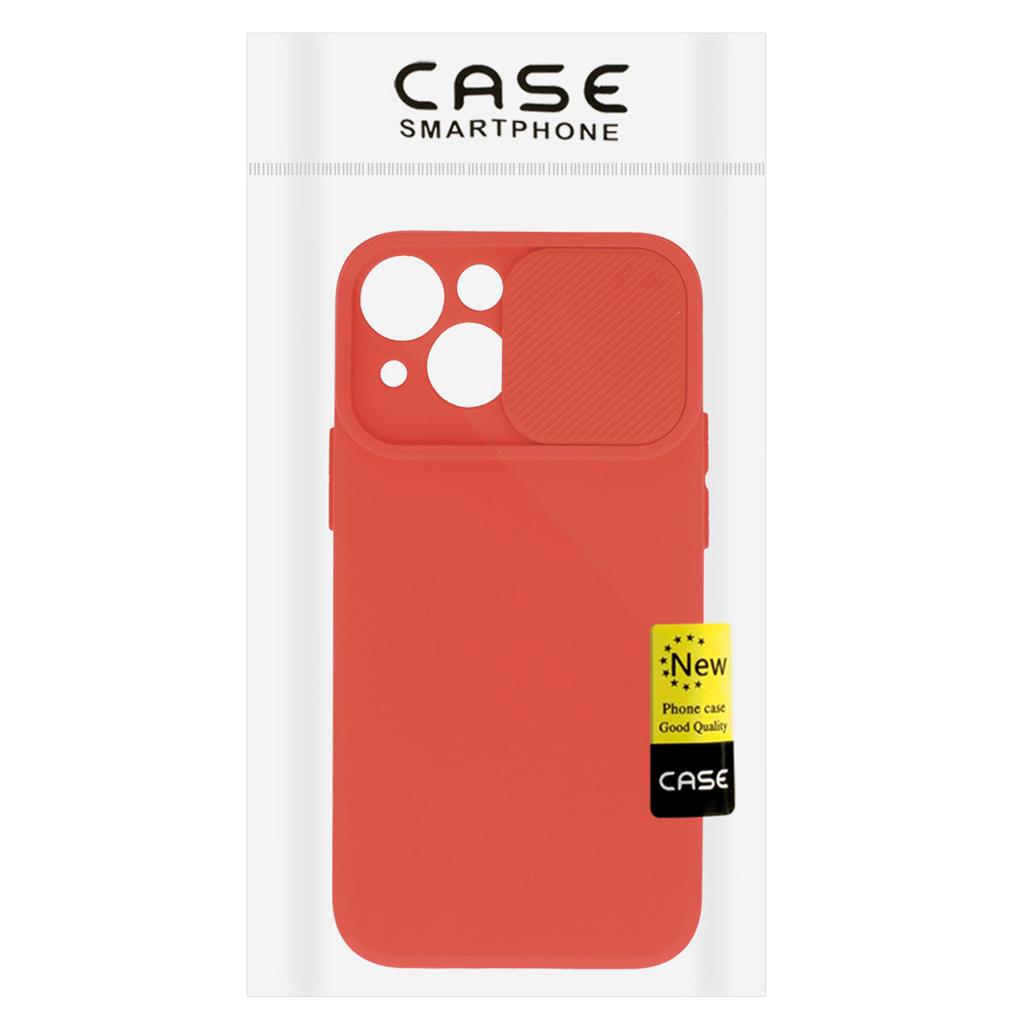 Samsung Galaxy A05S Camshield szilikon hátlap tok (Piros)