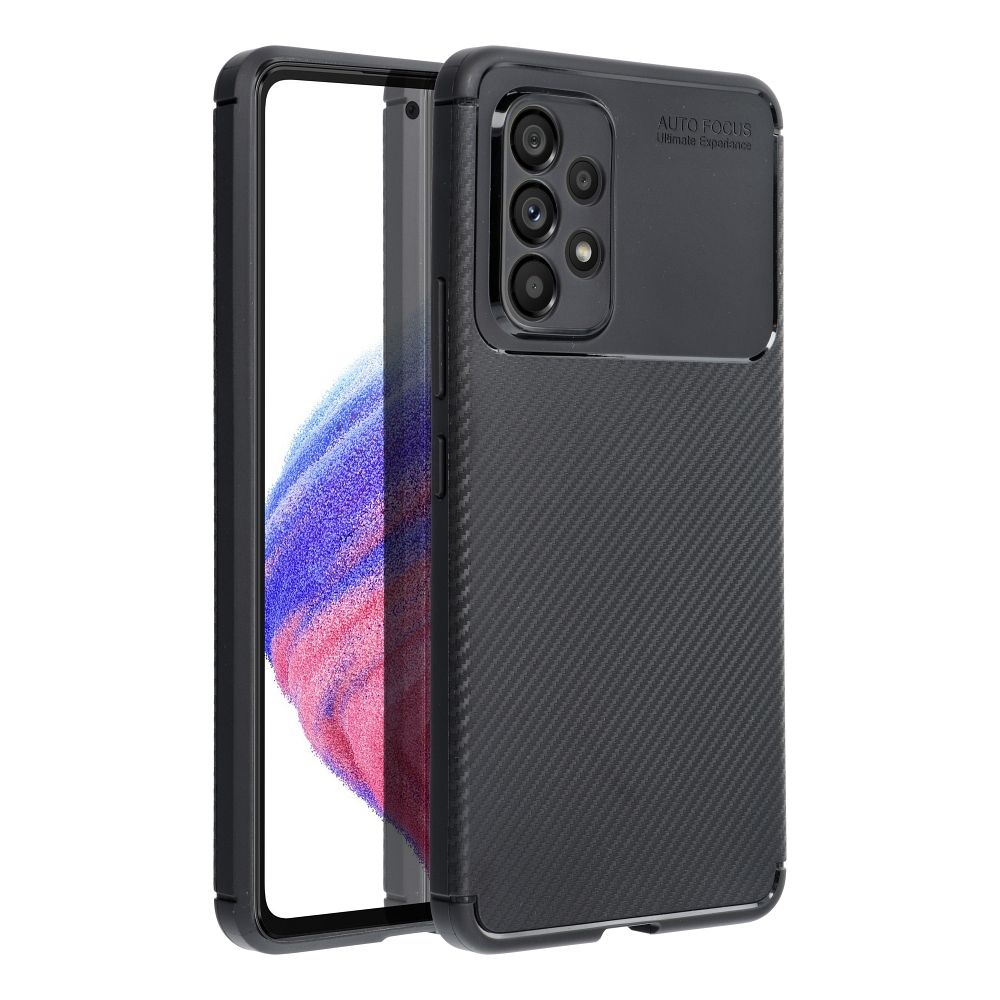 Samsung Galaxy A05s Carbon Premium hátlap tok (Fekete)