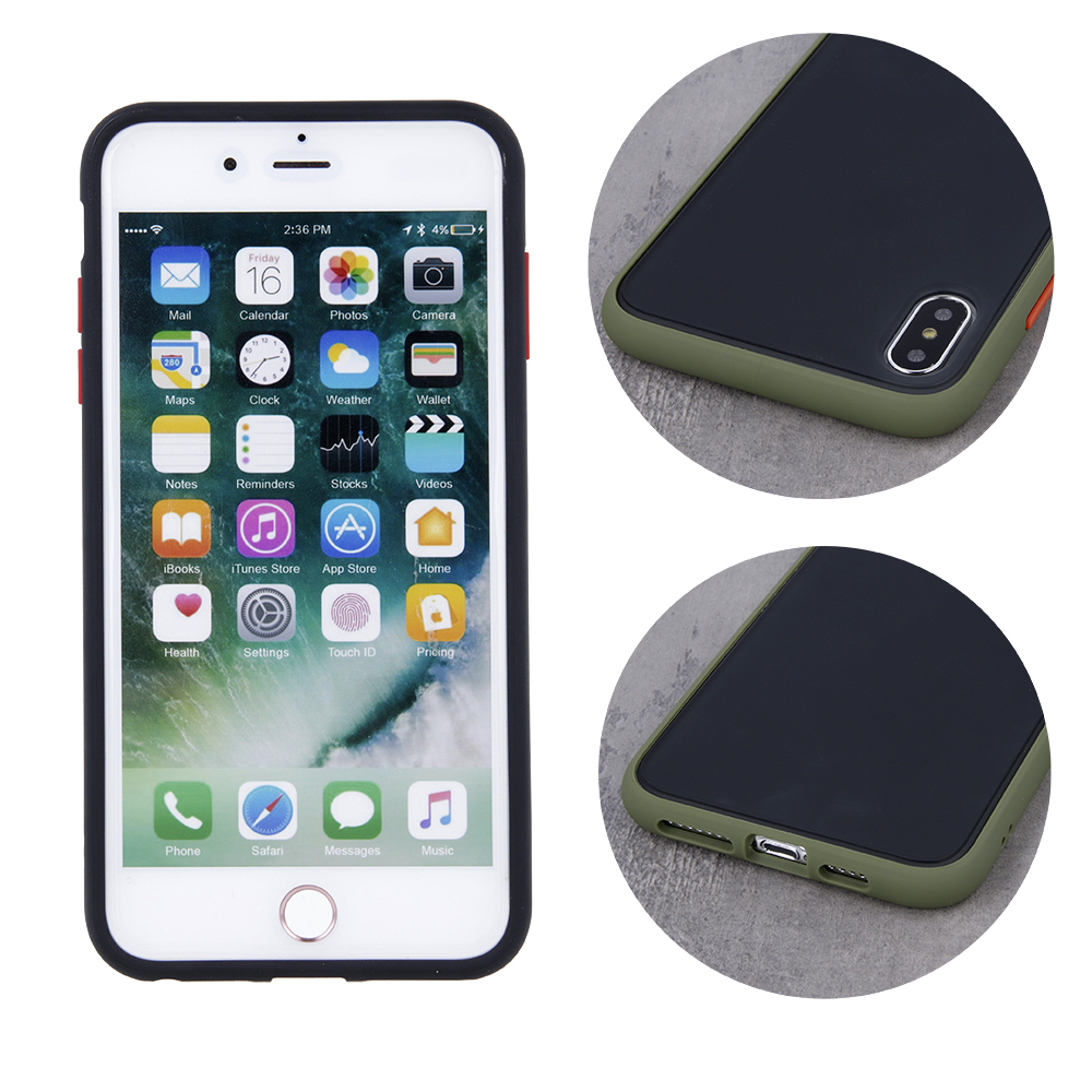 Samsung Galaxy A05S colored buttons hátlap tok (Zöld)