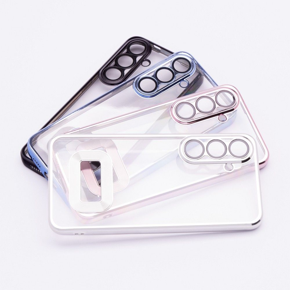 Samsung Galaxy A05S GLAM szilikon hátlap tok (Ezüst)