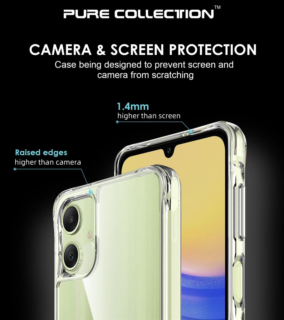 Samsung Galaxy A06 TOKO Pure hátlap tok (átlátszó)