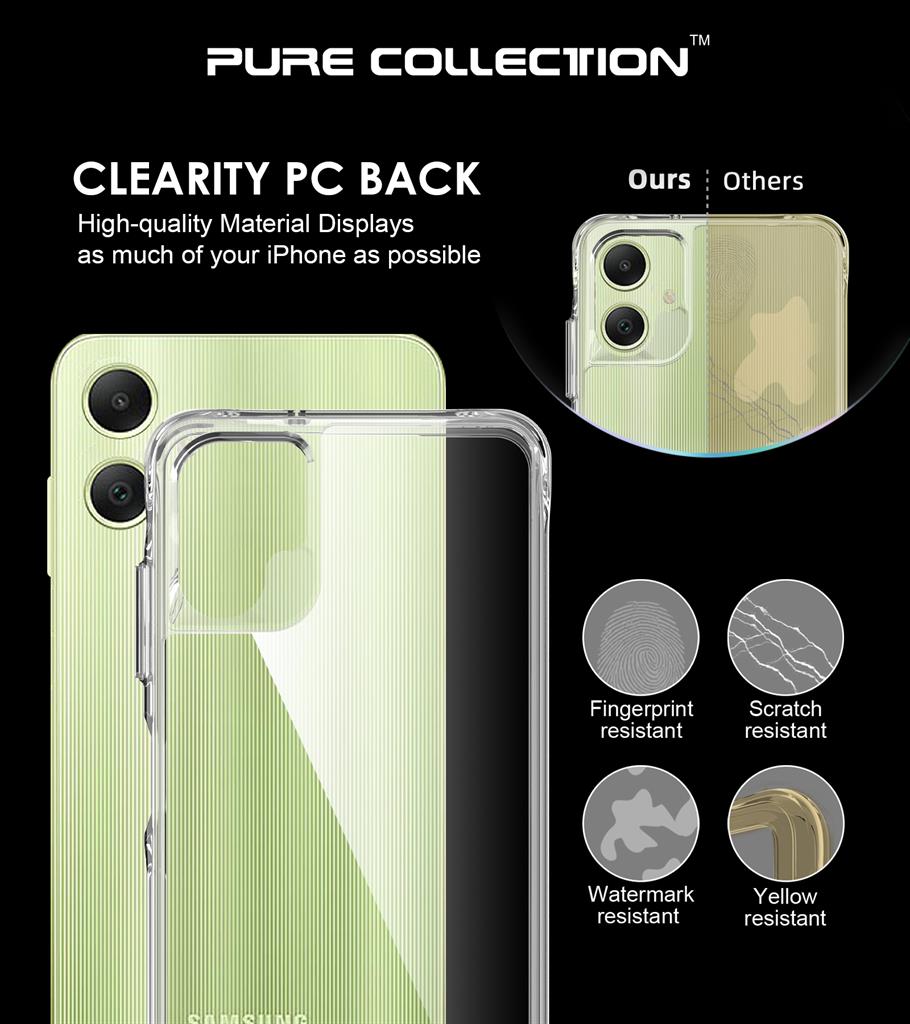 Samsung Galaxy A06 TOKO Pure hátlap tok (átlátszó)