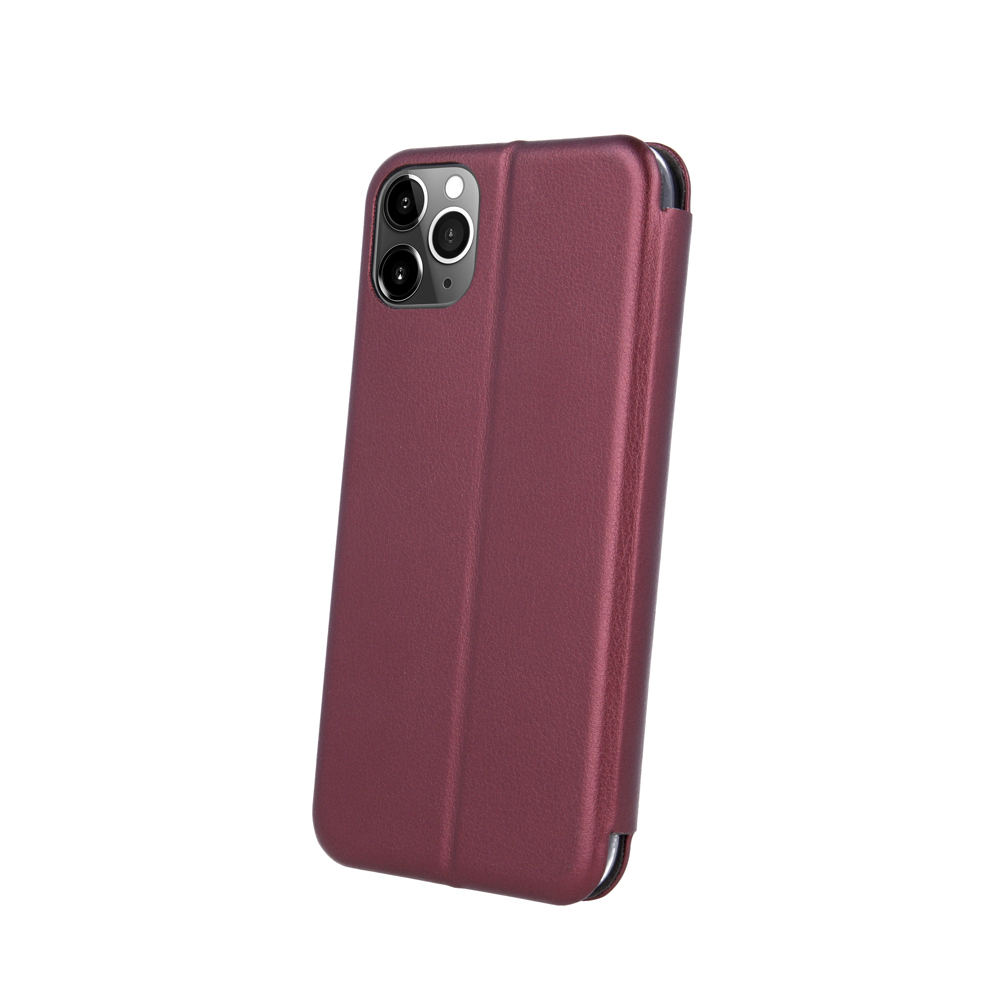 Samsung Galaxy A12 Diva mágneses notesz tok (Bordó) 0