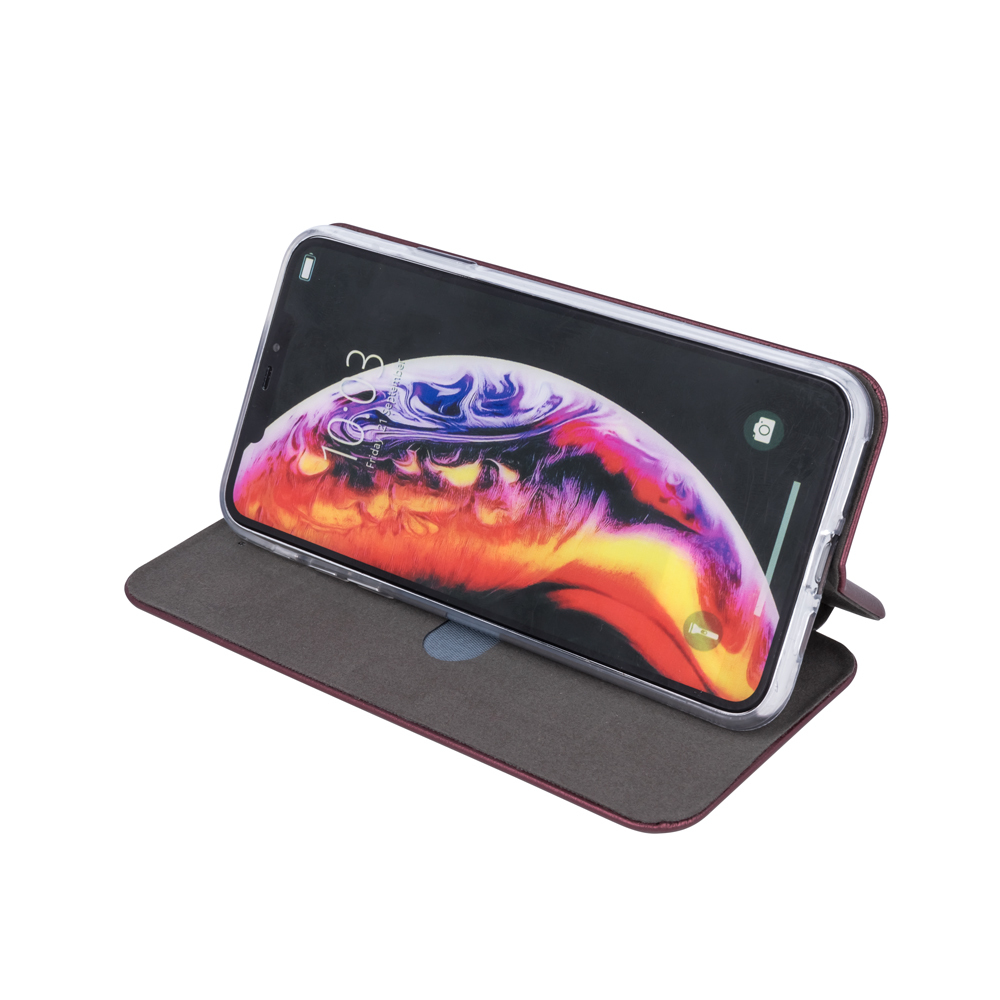 Samsung Galaxy A12 Diva mágneses notesz tok (Bordó) 1