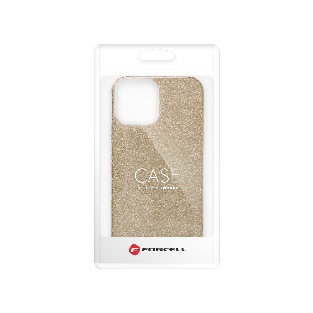 Samsung Galaxy A12 forcell shining hátlap tok, (Arany) 1