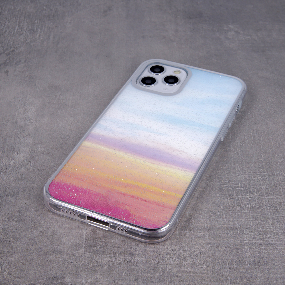 Samsung Galaxy A12 szilikon hátlap tok (Fine Glitter)