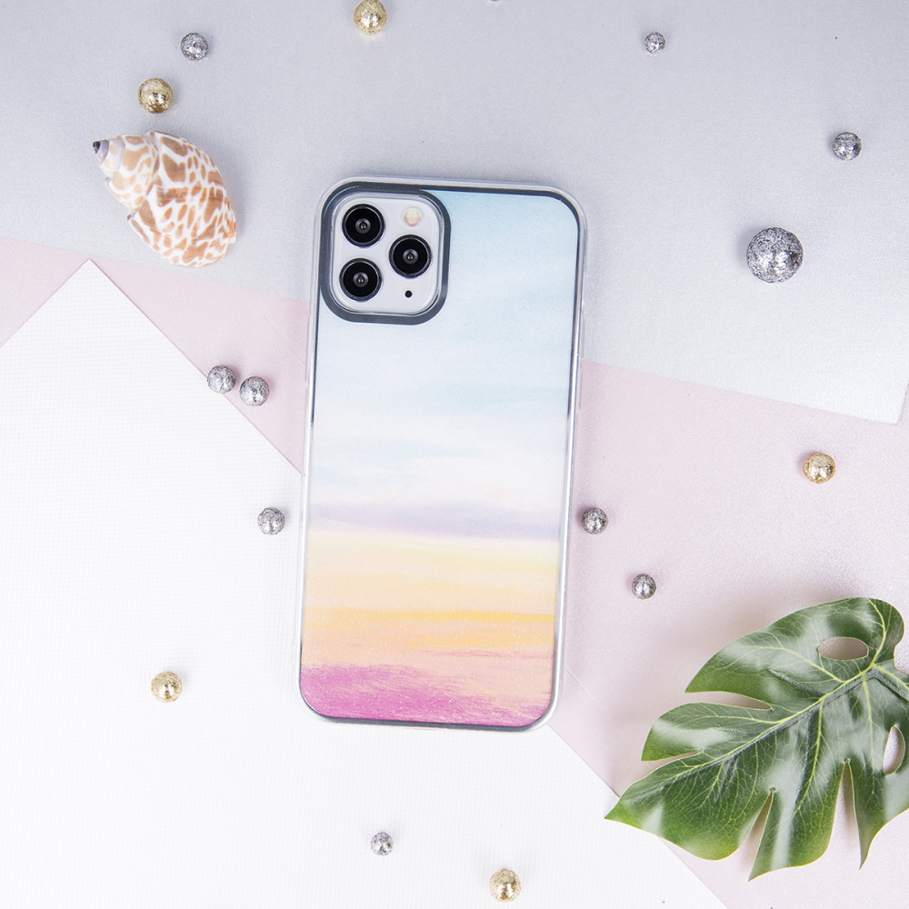 Samsung Galaxy A12 szilikon hátlap tok (Fine Glitter)