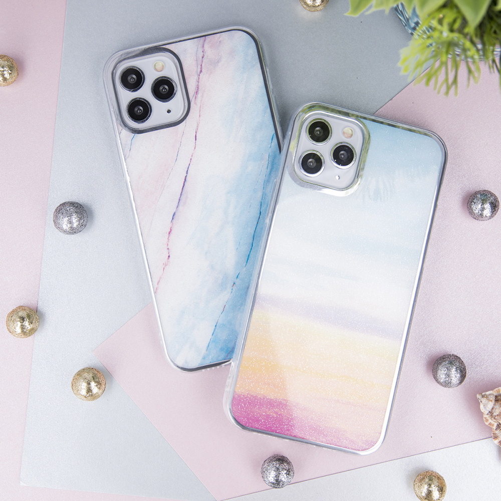 Samsung Galaxy A12 szilikon hátlap tok (Fine Glitter)