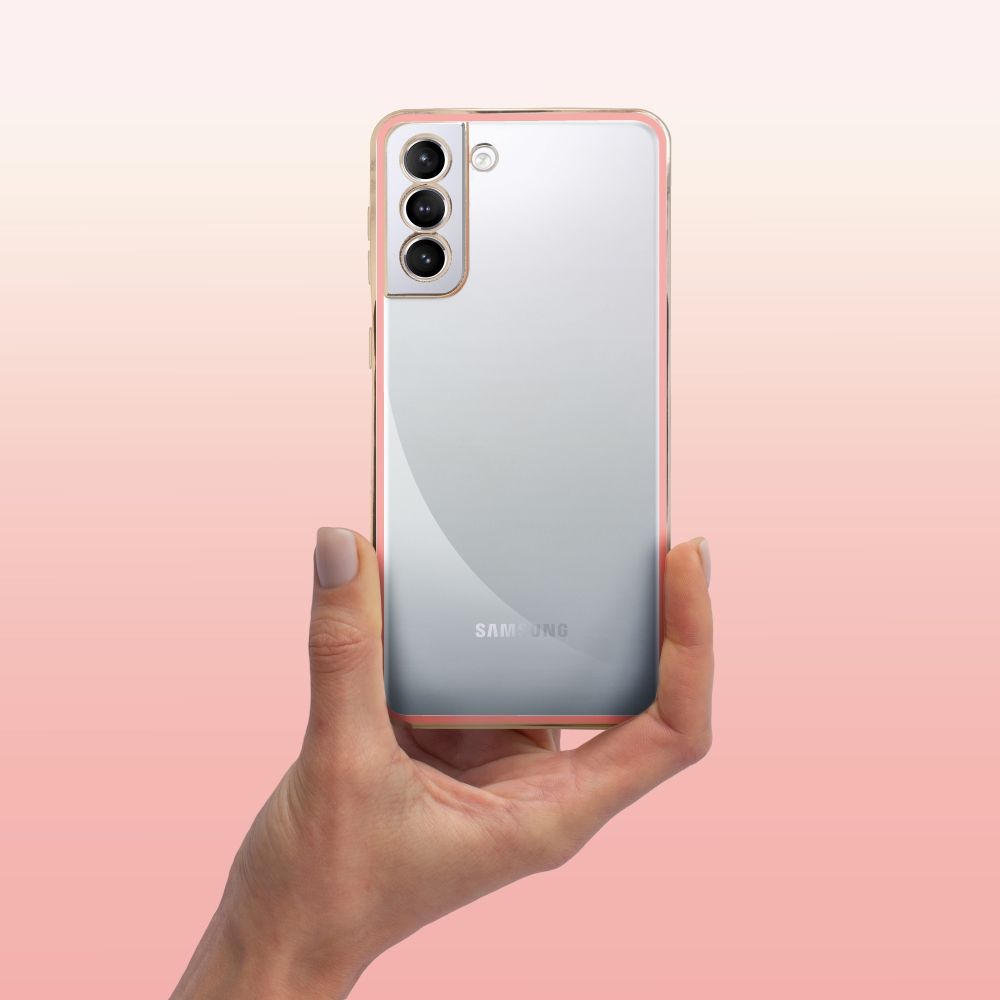Samsung Galaxy A12 LUX hátlap tok (Rózsaszín) 0