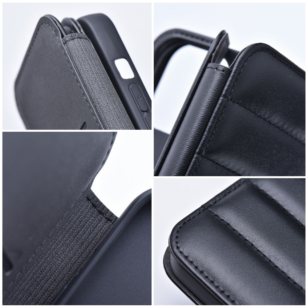 Samsung Galaxy A12 Puffer book notesz tok, (Fekete) 2