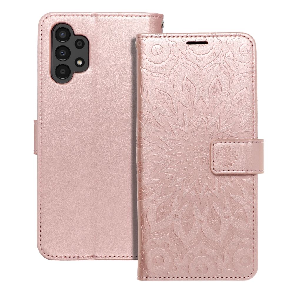 Samsung Galaxy A13 4G Forcell MEZZO nyitható tok (Rosegold) 5