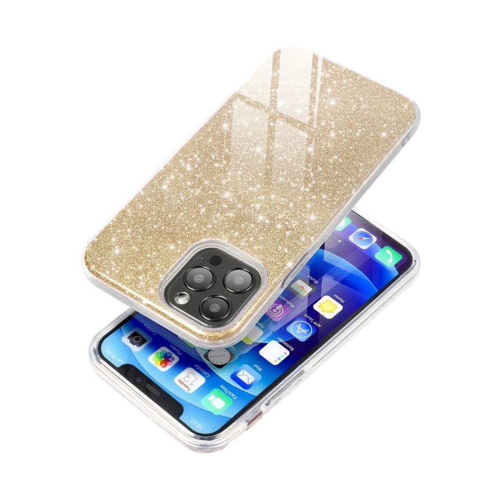 Samsung Galaxy A13 4G forcell shining hátlap tok (Arany)