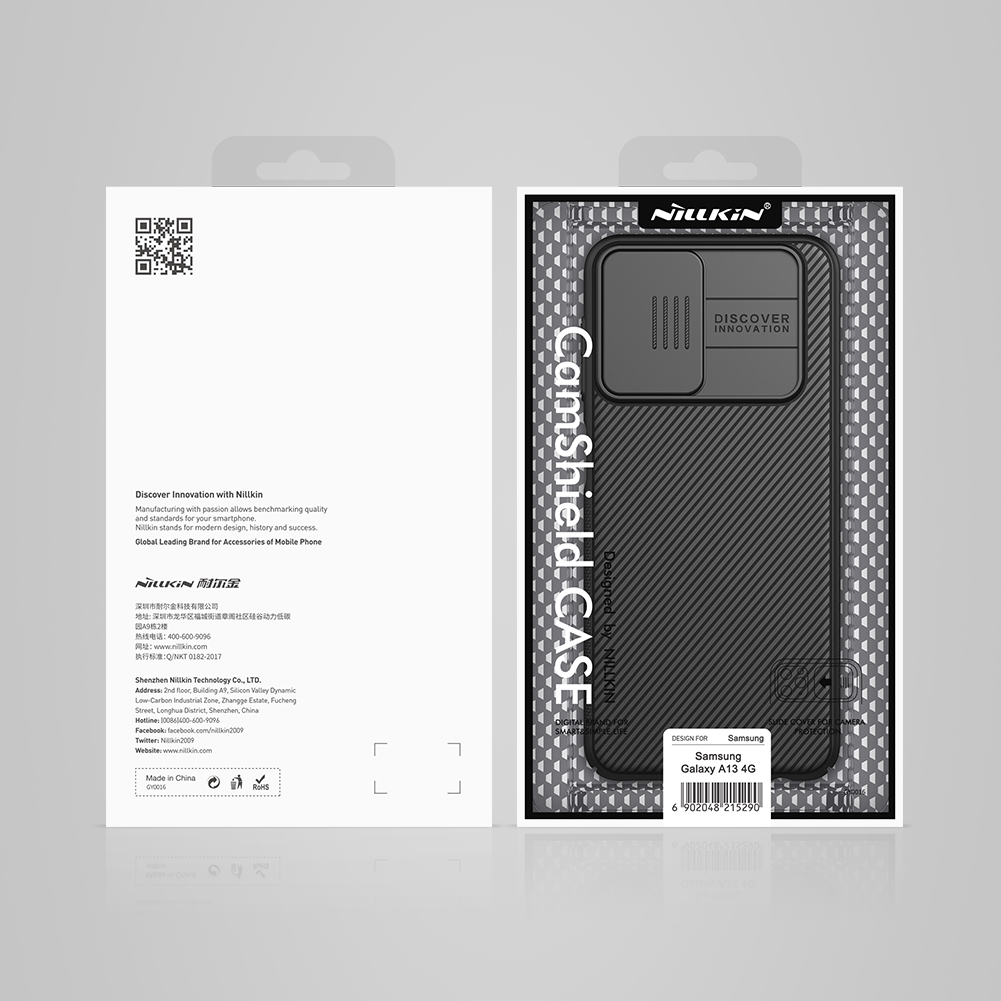 Samsung Galaxy A13 4G Nillkin camshield hátlap tok (Fekete)