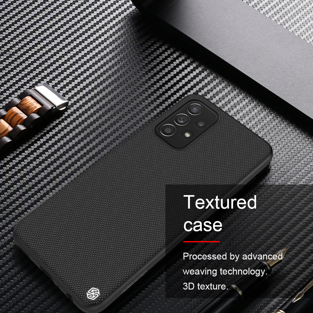 Samsung Galaxy A13 4G Nillkin textured hátlap tok fekete