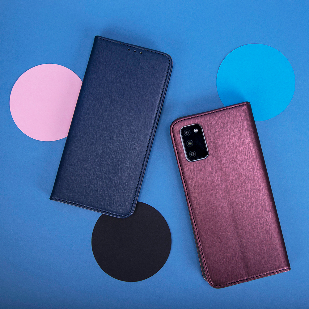 Samsung Galaxy A13 4G smart magnetic mágneses notesz tok (Bordó)