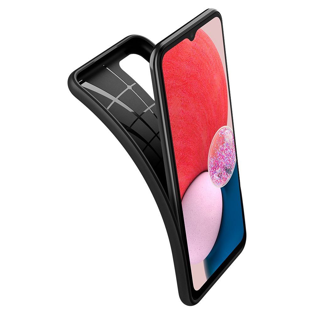 Samsung Galaxy A13 4G Spigen core armor prémium hátlap tok (Fekete) 1