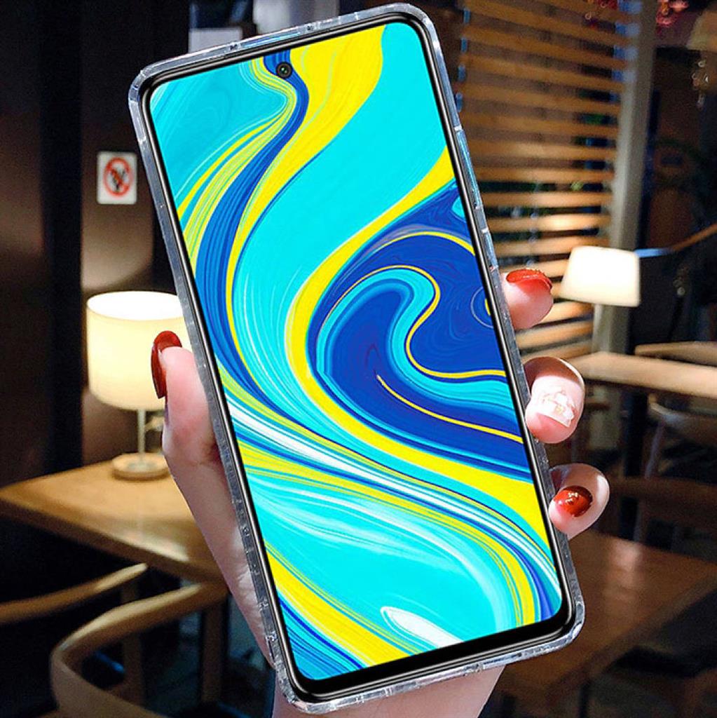Samsung Galaxy A13 5G / A04S glue glitter hátlap tok (Zöld) 2