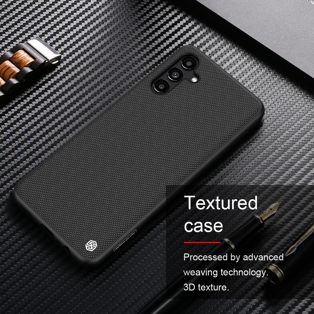 Samsung Galaxy A13 5G / Galaxy A04S Nillkin textured hátlap tok (Fekete) 2