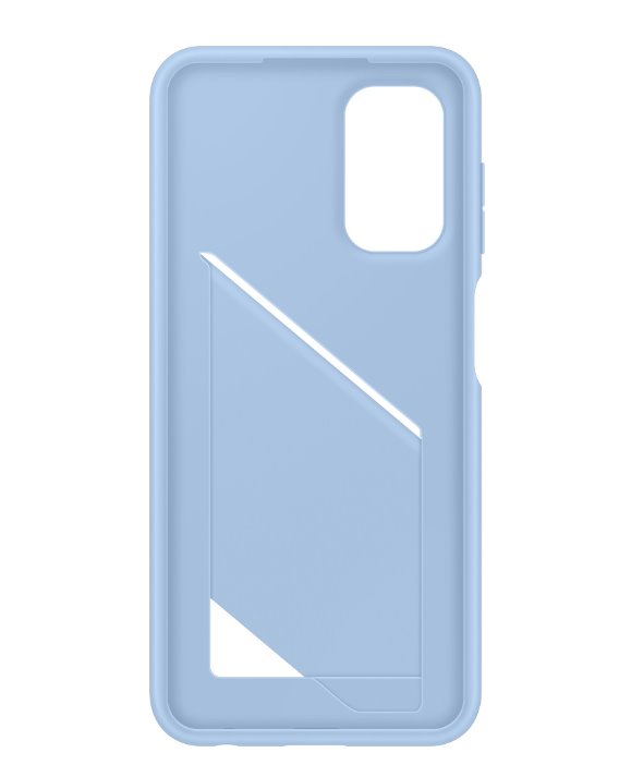Samsung Galaxy A13 5G gyári szilikon tok kártyatartóval (Tengerkék) 0
